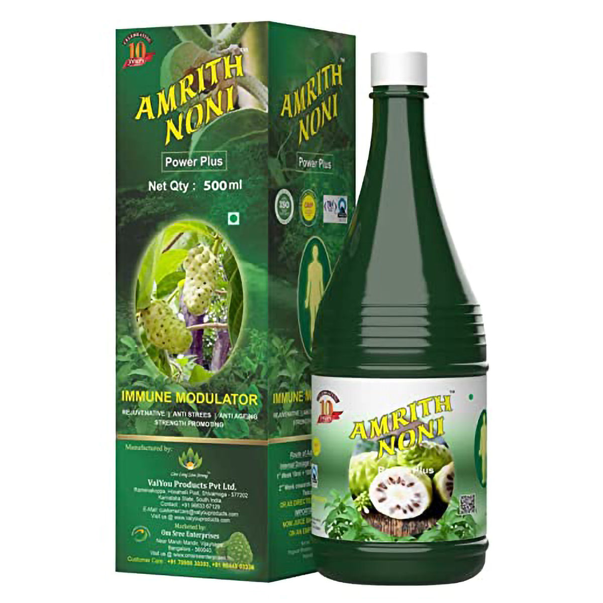Buy Amrith Noni Power Plus, 500 ml Online