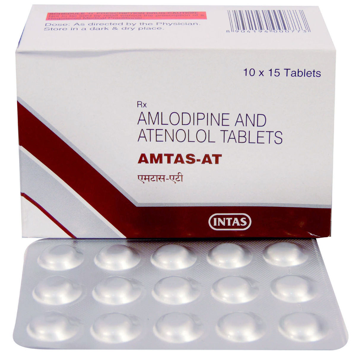 Amtas-AT Tablet 15's, Pack of 15 TABLETS Amtas-AT Tablet 15's, Pack of 15 TABLETS