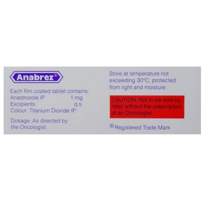 Anabrez Tablet 5's, Pack of 5 TABLETS