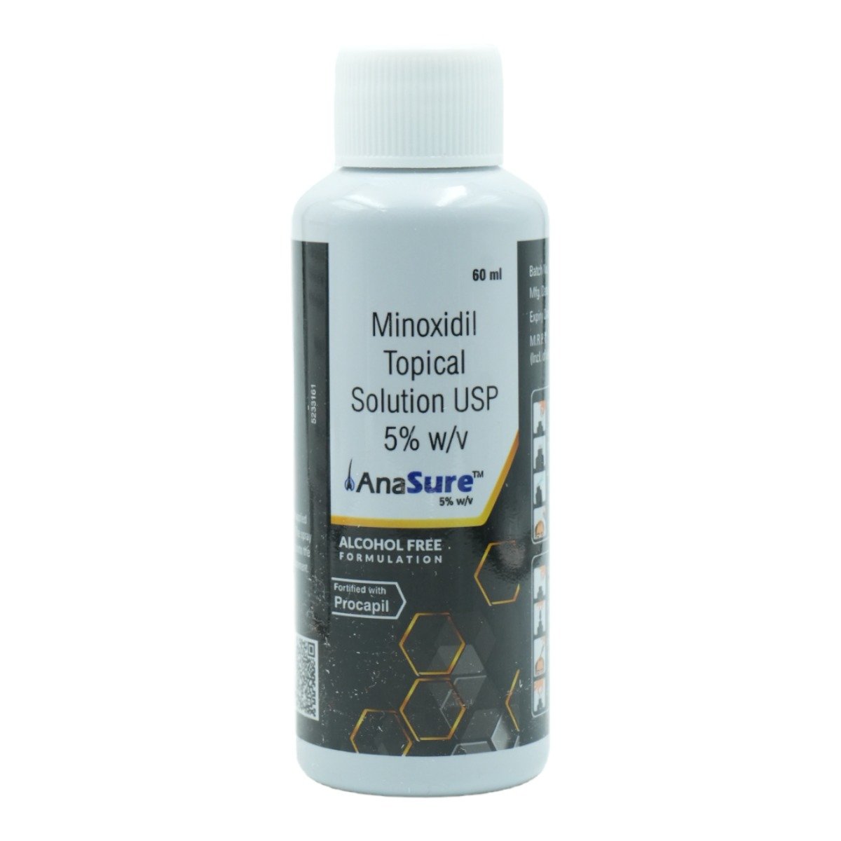 Anasure 5% Topical Solution 60 ml, Pack of 1 SOLUTION Anasure 5% Topical Solution 60 ml, Pack of 1 SOLUTION