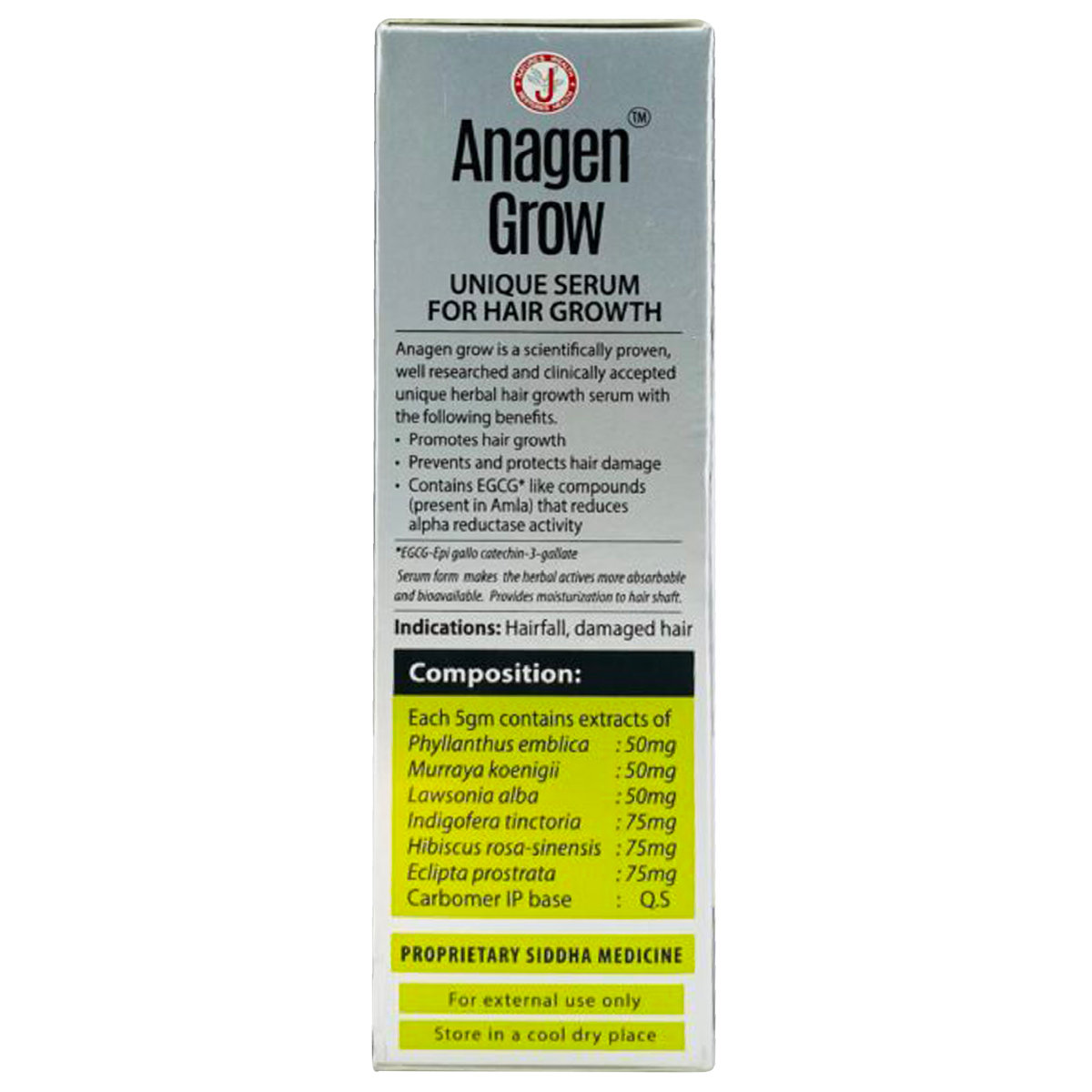 Anagen Grow Unique Serum 100 ml, Pack of 1 Anagen Grow Unique Serum 100 ml, Pack of 1