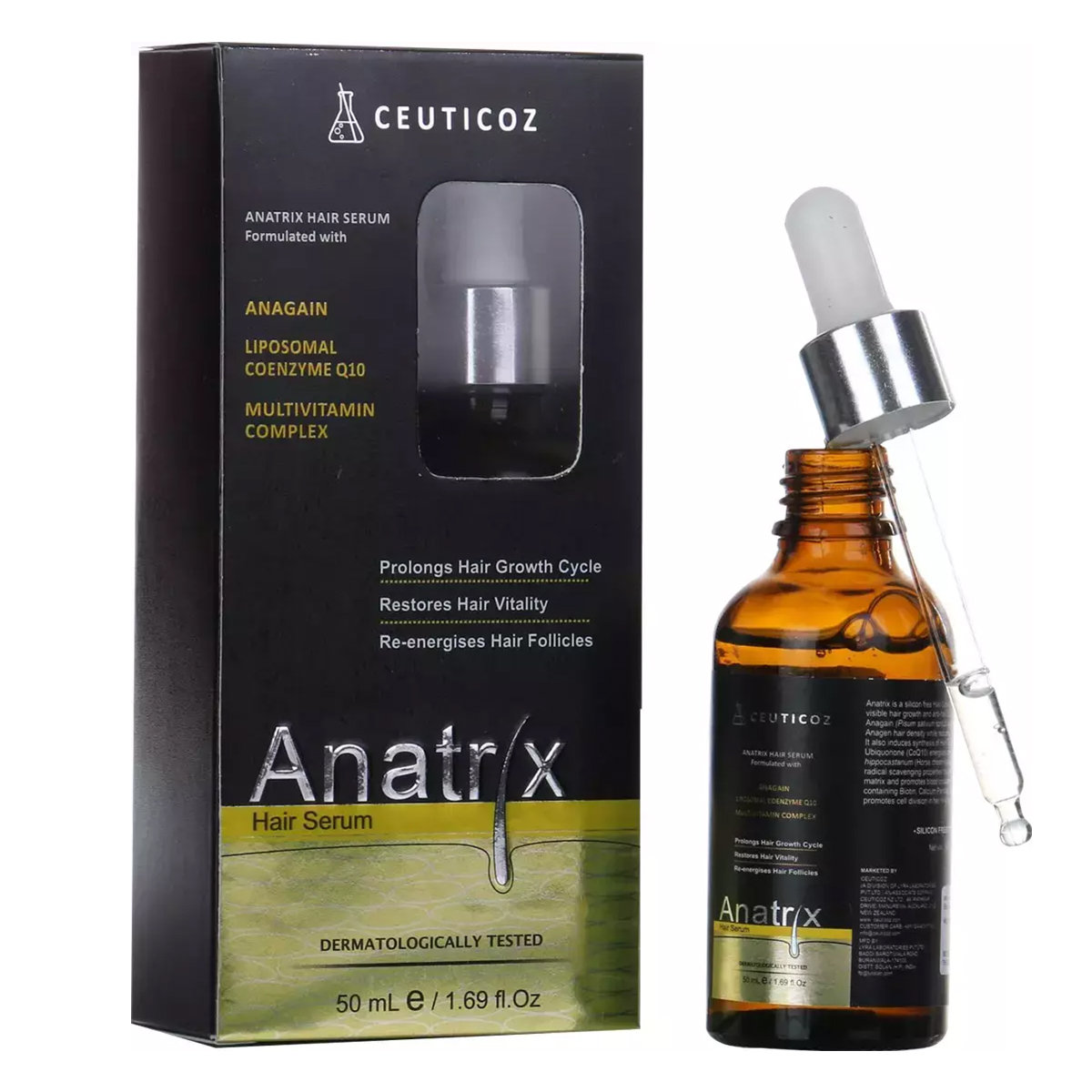 Anatrix Pro Hair Serum 50 ml, Pack of 1 Anatrix Pro Hair Serum 50 ml, Pack of 1