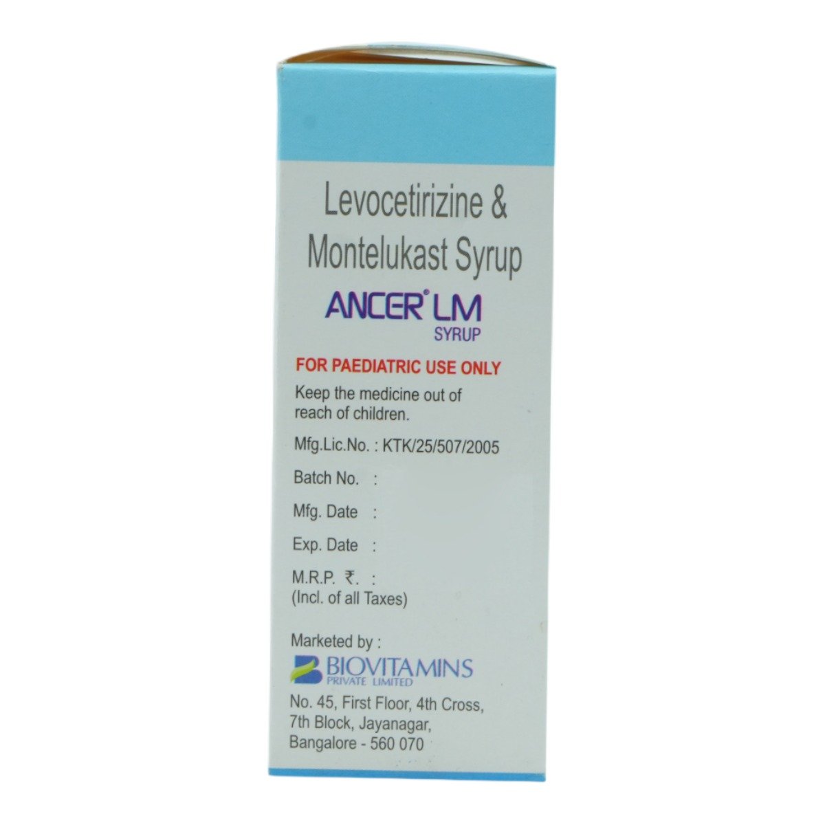 Ancer LM Syrup 60 ml, Pack of 1 Syrup Ancer LM Syrup 60 ml, Pack of 1 Syrup