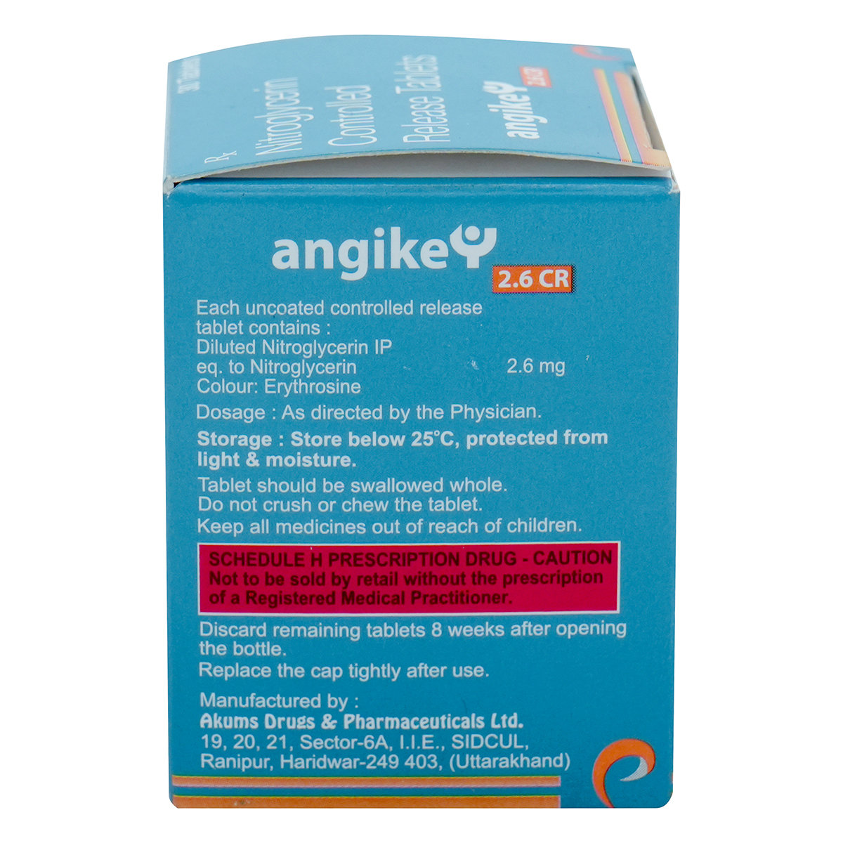 Angikey 2.6 CR Tablet 30's, Pack of 1 Tablet Angikey 2.6 CR Tablet 30's, Pack of 1 Tablet