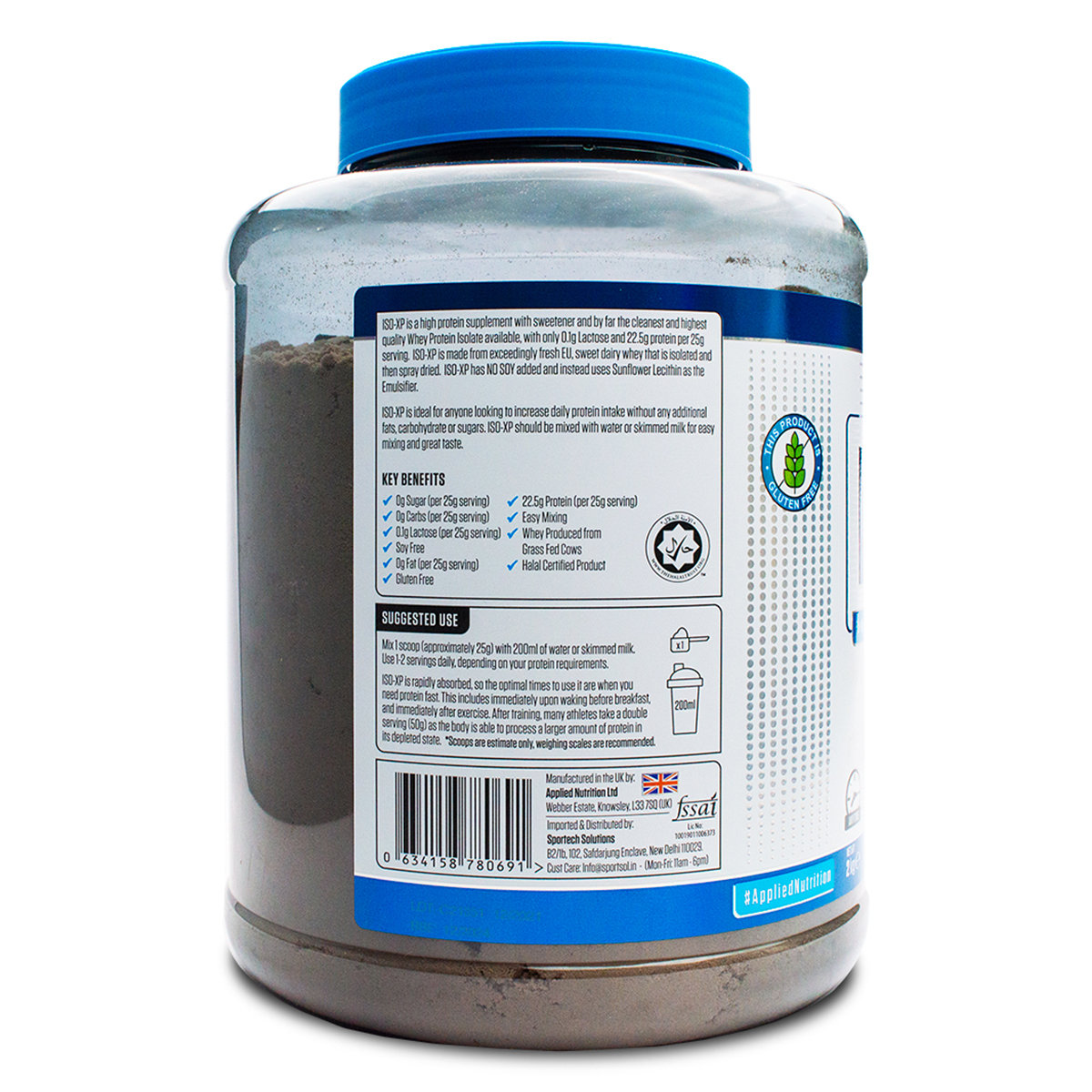 Applied Nutrition ISO-XP 100% Whey Protein Isolate Chocolate Dessert Flavour Powder, 2 kg, Pack of 1 Applied Nutrition ISO-XP 100% Whey Protein Isolate Chocolate Dessert Flavour Powder, 2 kg, Pack of 1