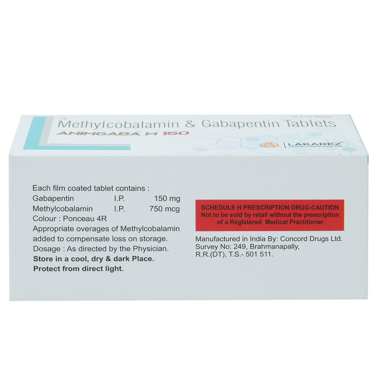 Animgaba M 150 Tablet 10's, Pack of 10 TabletS Animgaba M 150 Tablet 10's, Pack of 10 TabletS