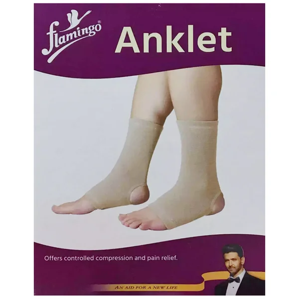 Flamingo Anklet Medium, 1 Pair, Pack of 1