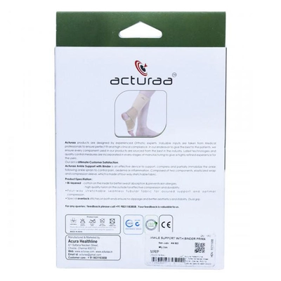 Acura Ankle Support With Binder XXL, 1 Count, Pack of 1