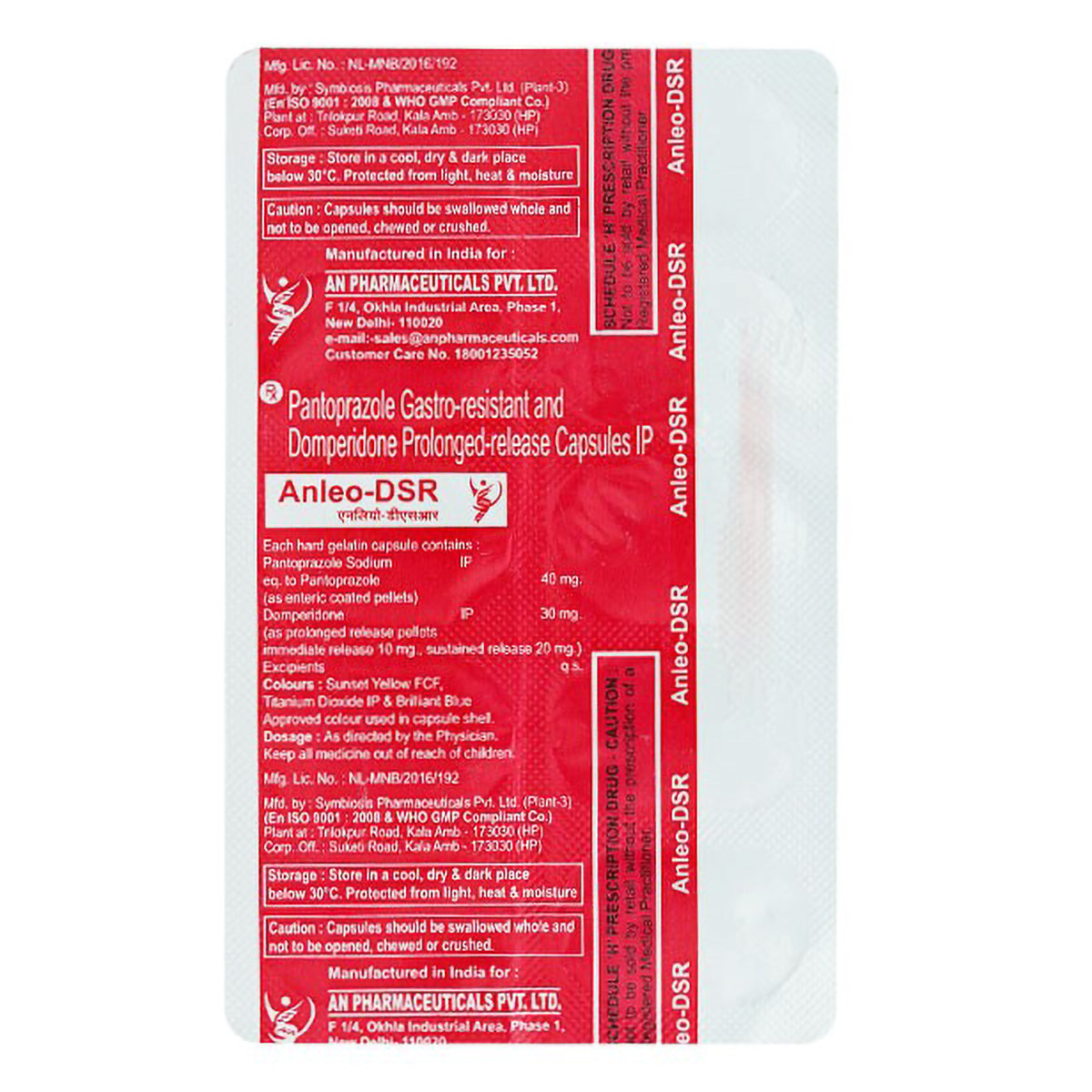 Anleo DSR Capsule 10's, Pack of 10 Anleo DSR Capsule 10's, Pack of 10