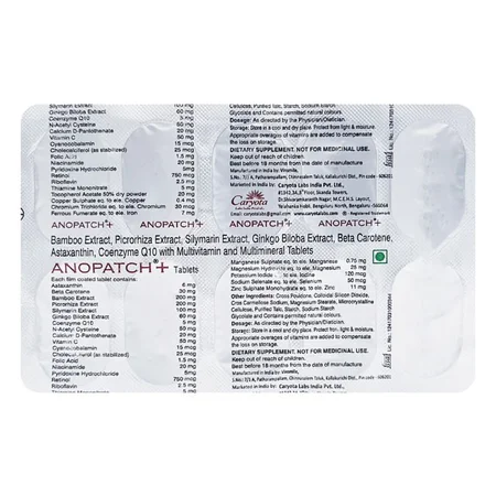 Anopatch Plus Tablet 10's