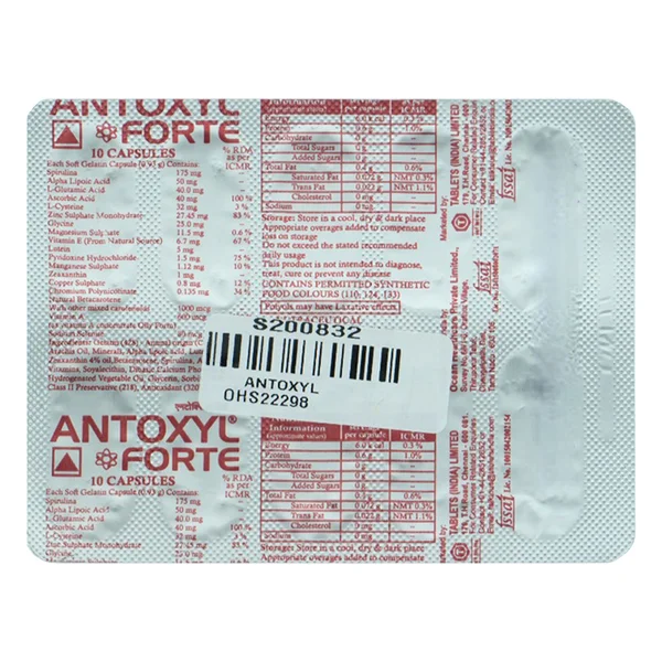 Antoxyl Forte Soft Gelatin Capsule 10's
