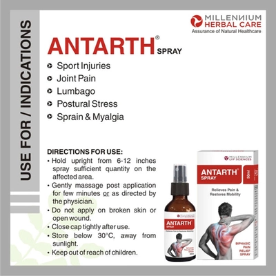 Antarth Pain Relief Spray, 50 ml, Pack of 1