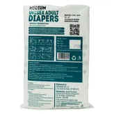 Apollo Life Unisex Adult Diapers Medium, 2 Count, Pack of 1