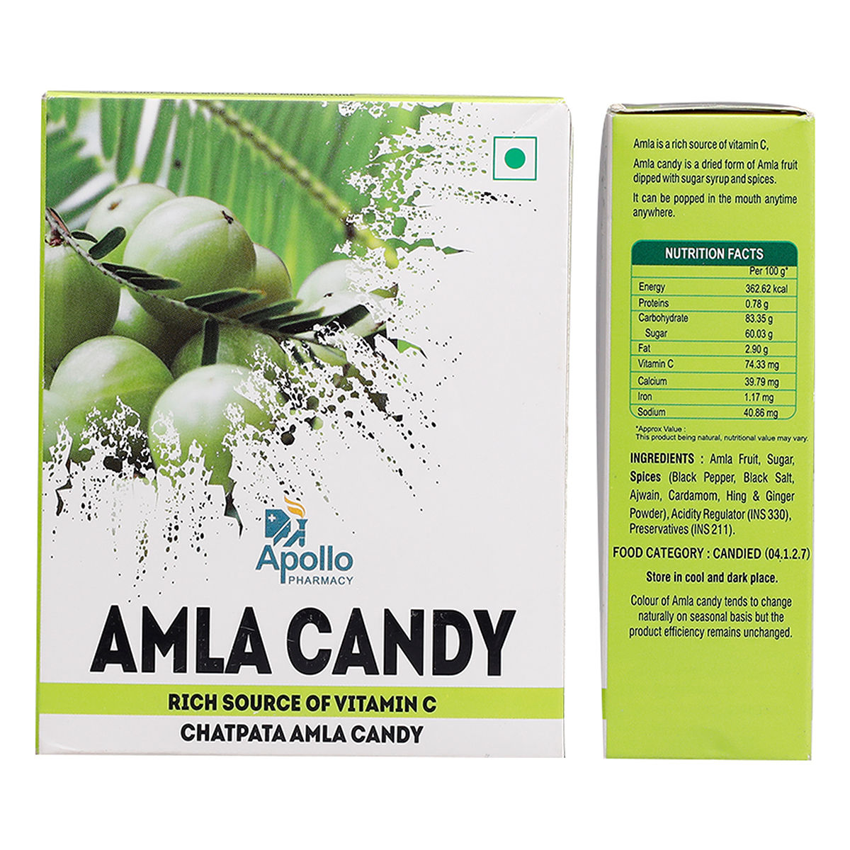 Buy Apollo Pharmacy Amla Candy, 250 gm Online
