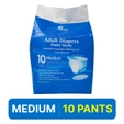 Apollo Pharmacy Adult Diaper Pants Medium, 10 Count