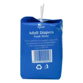 Apollo Pharmacy Adult Diaper Pants Medium, 10 Count, Pack of 1