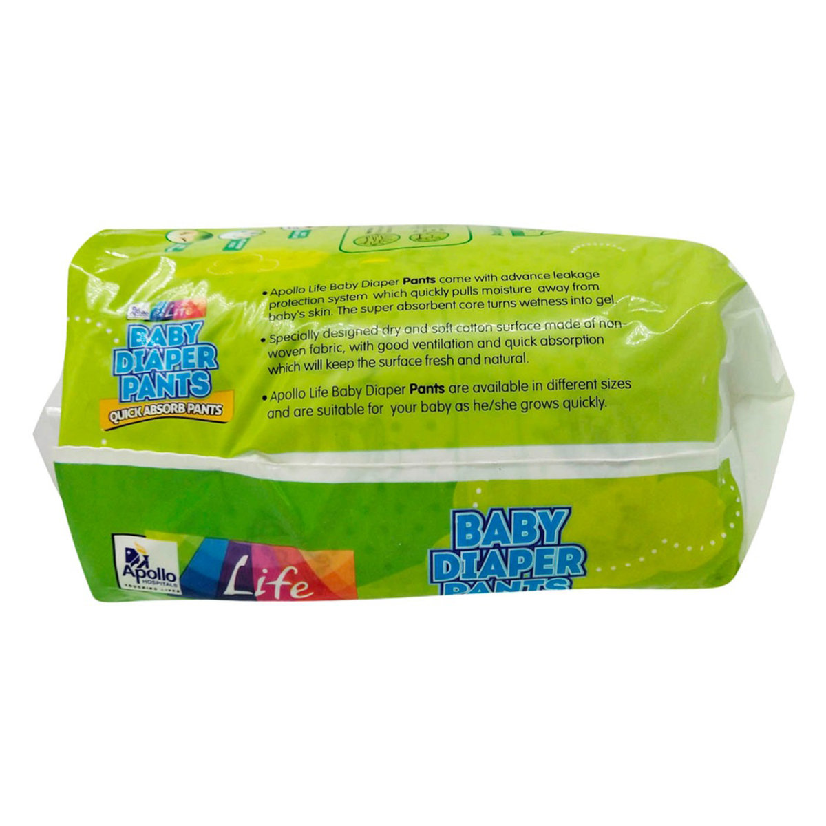 Apollo Life Baby Diaper Pants Small, 17 Count, Pack of 1 Apollo Life Baby Diaper Pants Small, 17 Count, Pack of 1