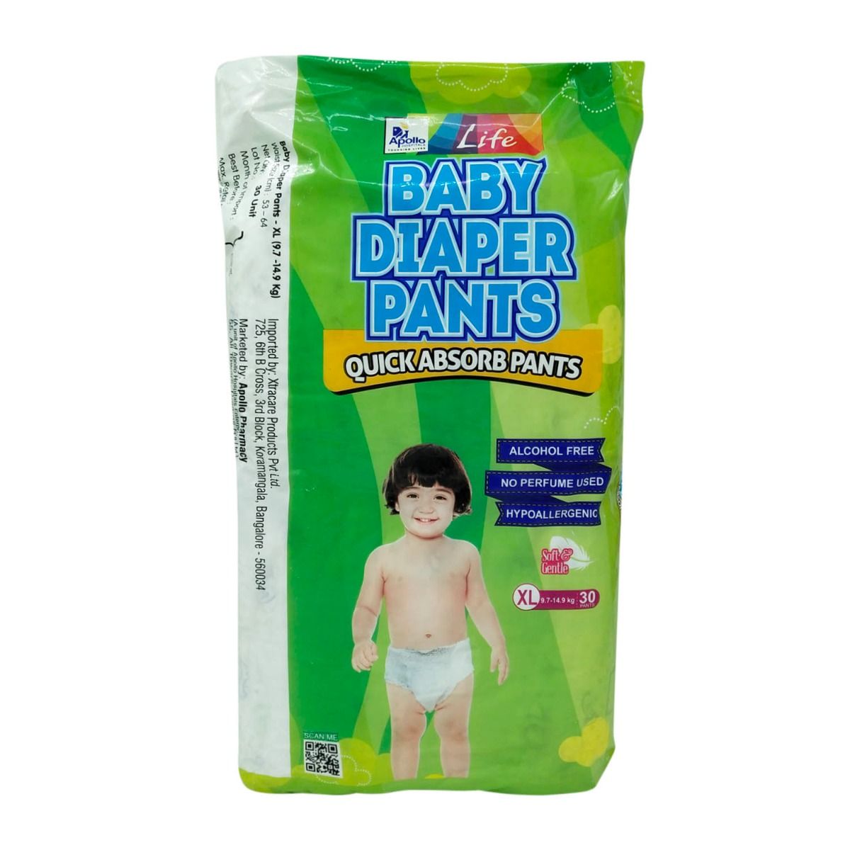 Buy Bumtum Baby Diaper Pants XL Size 24 Count Double Layer Leakage  Protection Infused With Aloe Vera Cottony Soft High Absorb Technology  Pack of 1 Online at Best Prices in India  JioMart