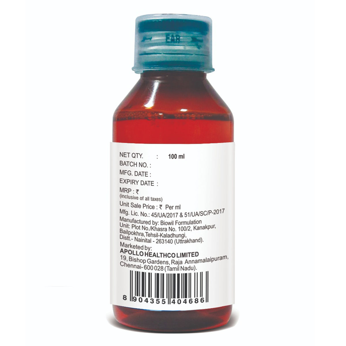 Apollo Pharmacy Coughchoice Syrup, 100 ml Price, Uses, Side Effects