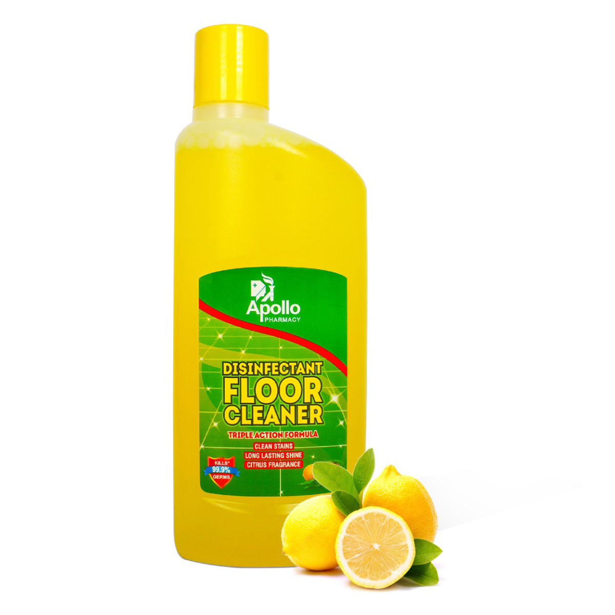 Apollo Pharmacy Disinfectant Floor Cleaner, 800 ml (2x400 ml), Pack of 2 S