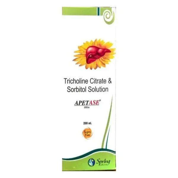 Apetase Sugar Free Solution 200 ml, Pack of 1