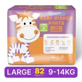 Apollo Essentials Extra Absorb Baby Diaper Pants Large, 82 Count, Pack of 1