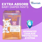 Apollo Essentials Extra Absorb Baby Diaper Pants Medium, 96 Count, Pack of 1