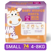 Apollo Essentials Extra Absorb Baby Diaper Pants Small, 74 Count, Pack of 1