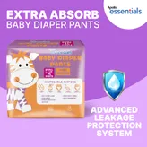 Apollo Essentials Extra Absorb Baby Diaper Pants Small, 74 Count, Pack of 1