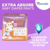 Apollo Essentials Extra Absorb Baby Diaper Pants Medium, 66 Count, Pack of 1