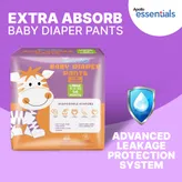 Apollo Essentials Extra Absorb Baby Diaper Pants Large, 56 Count, Pack of 1