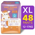 Apollo Essentials Extra Absorb Baby Diaper Pants XL, 48 Count