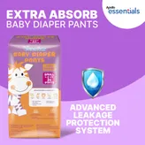 Apollo Essentials Extra Absorb Baby Diaper Pants Small, 36 Count, Pack of 1
