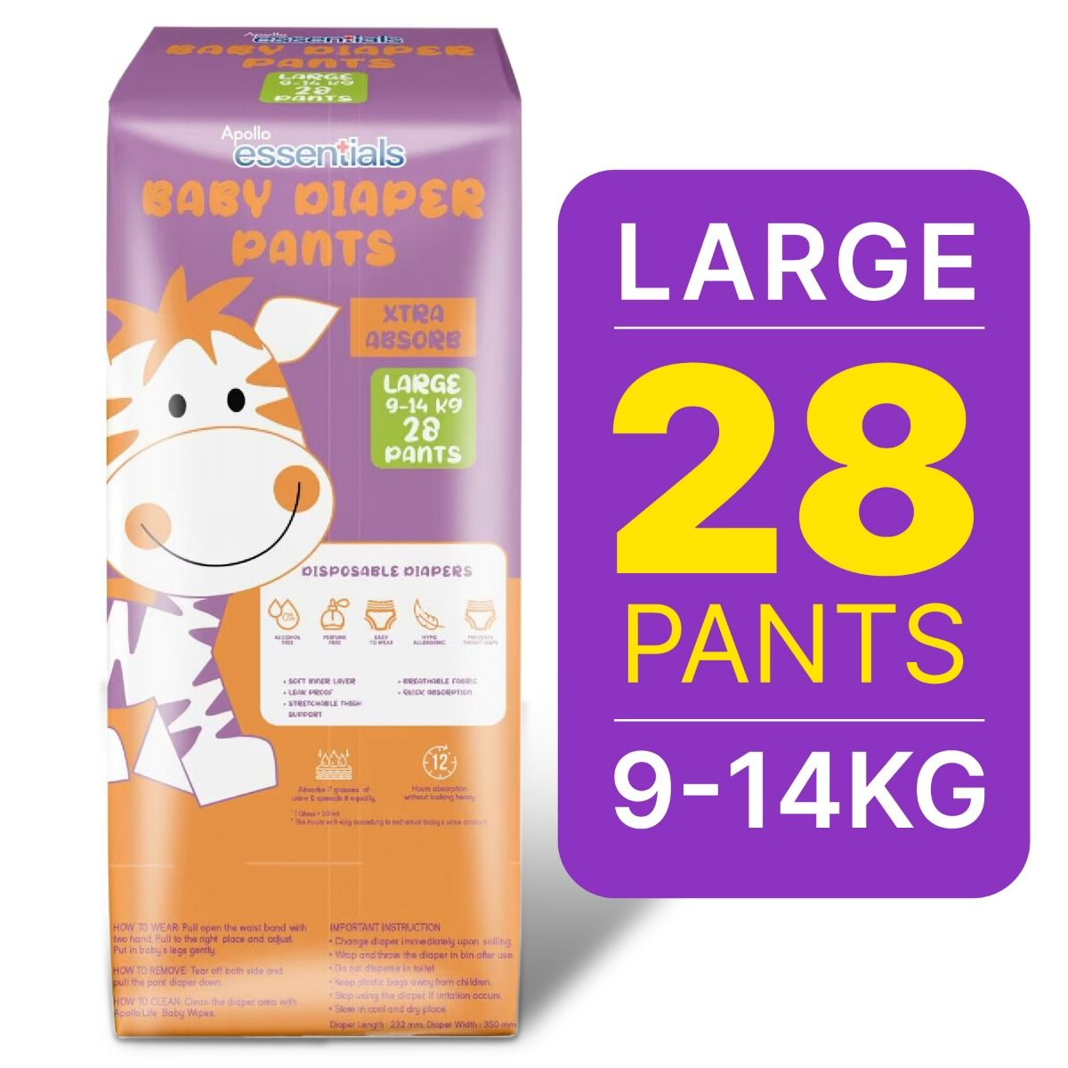Pampers Premium Care Large Size Diaper Pants (62 Count) - Baby Diapering |  Pampers premium care, Pampers, Baby diapers