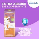 Apollo Essentials Extra Absorb Baby Diaper Pants Large, 28 Count, Pack of 1