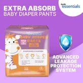 Apollo Essentials Extra Absorb Baby Diaper Pants Medium, 12 Count, Pack of 1