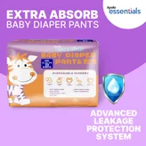 Apollo Essentials Extra Absorb Baby Diaper Pants XXL, 22 Count, Pack of 1