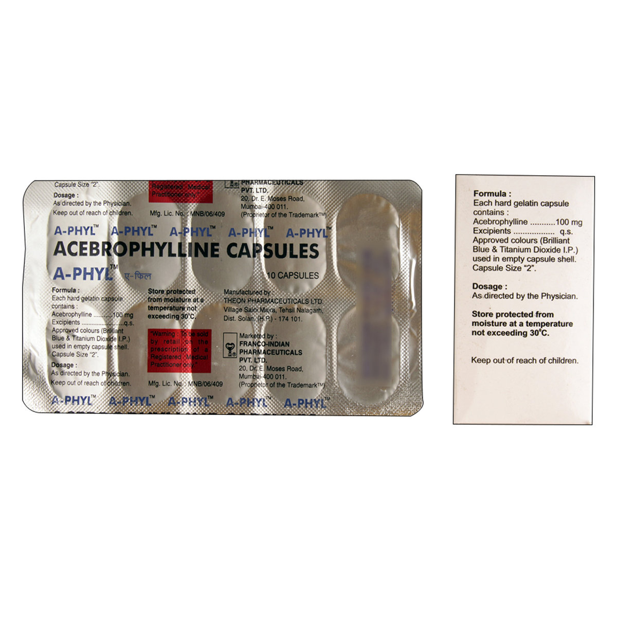 A-Phyl Capsule 10's, Pack of 10 CapsuleS A-Phyl Capsule 10's, Pack of 10 CapsuleS