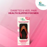 Apollo Pharmacy Diabetes &amp; Heel Pain Health Slipper For Women, Size-6, 1 Pair, Pack of 1