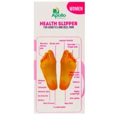 Apollo Pharmacy Diabetes &amp; Heel Pain Health Slipper For Women, Size-7, 1 Pair, Pack of 1