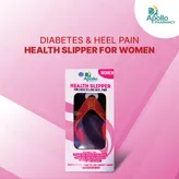 Apollo Pharmacy Diabetes &amp; Heel Pain Health Slipper for Women, Size-8, 1 Pair, Pack of 1