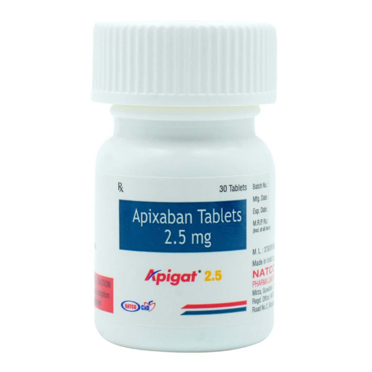 Buy Apigat 2.5 Tablet 30's Online