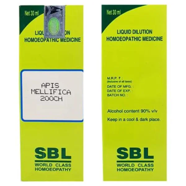 SBL Apis Mellifica 200 CH Dilution, 30 ml