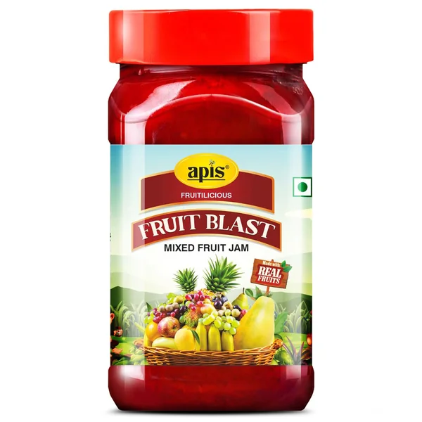 Apis Fruit Blast Mixed Fruit Jam, 200 gm