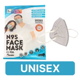 Apollo Life N95 Unisex Face Mask, 5 Count, Pack of 5