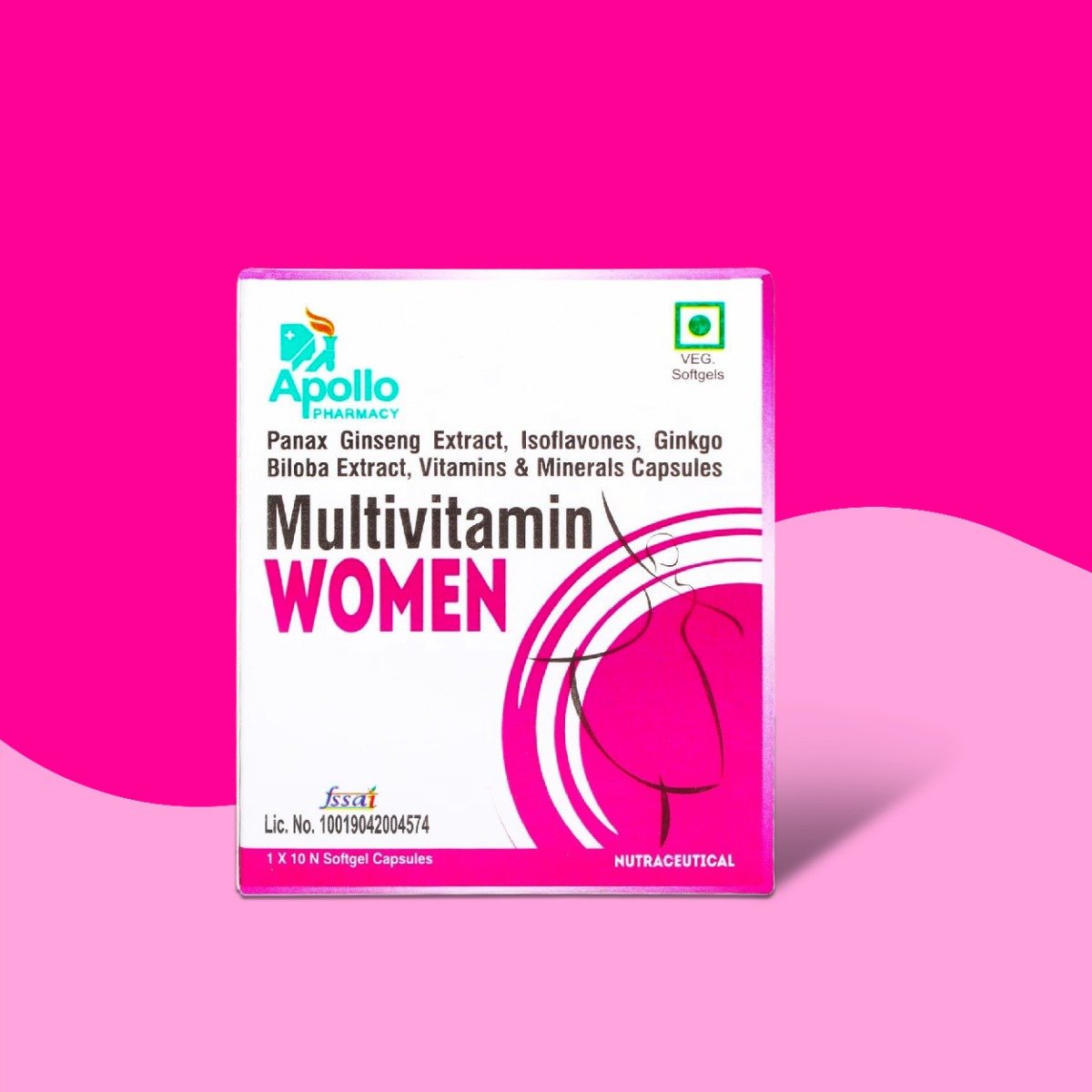 Apollo Pharmacy Multivitamin for Women, 10 Capsules, Pack of 10 Apollo Pharmacy Multivitamin for Women, 10 Capsules, Pack of 10