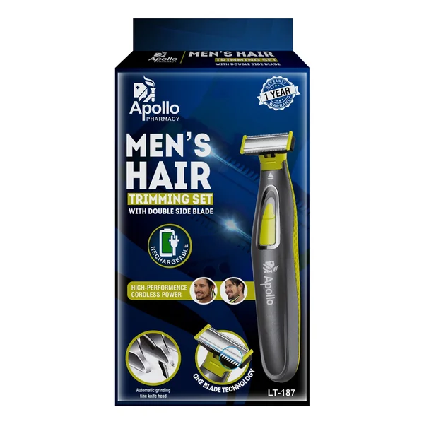 Apollo Pharmacy Men's Hair Trimming Set, 1 Count, Pack of 1