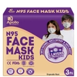 Apollo Pharmacy N95 5 Layers Face Mask for Kids, 3 Count