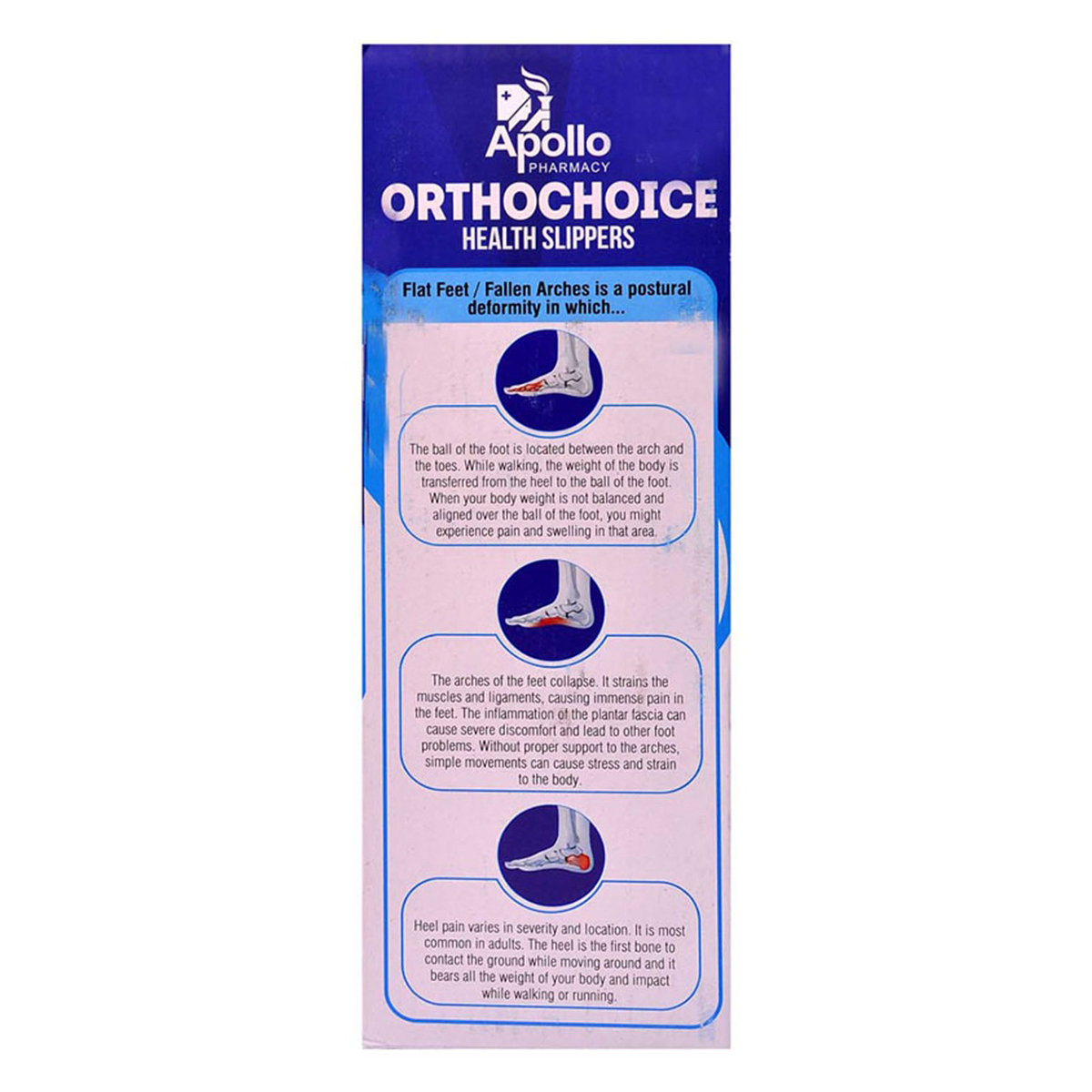 Apollo Pharmacy Ortho Choice Men Health Slippers Size 8, 1 Pair, Pack of 1 Apollo Pharmacy Ortho Choice Men Health Slippers Size 8, 1 Pair, Pack of 1