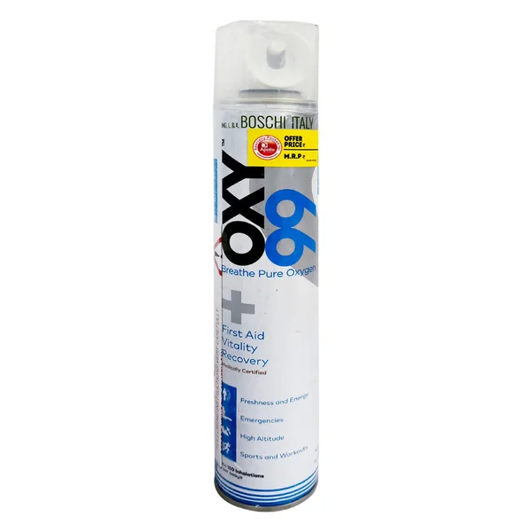 Boschi Italy Oxy99 Portable 500 ml Oxygen Can With One Mask, 1 Kit, Pack of 1
